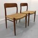 Danish Teak 56 chairs by Niels Otto Møller for J. L. Møllers