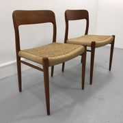 Danish Teak 56 chairs by Niels Otto Møller for J. L. Møllers
