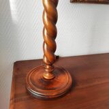 French lamp from the mid-20th century in twisted wood.