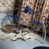 Paire de chaises bleues
