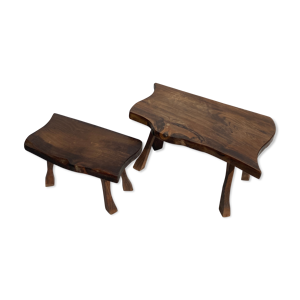 tables gigognes brutalistes