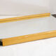 Two-tone art deco mirror tray