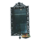 Miroir en chêne style Louis XIII 19ème siècle