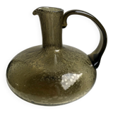 Glass decanter Biot 60s 70s