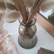 Khaki glass vase
