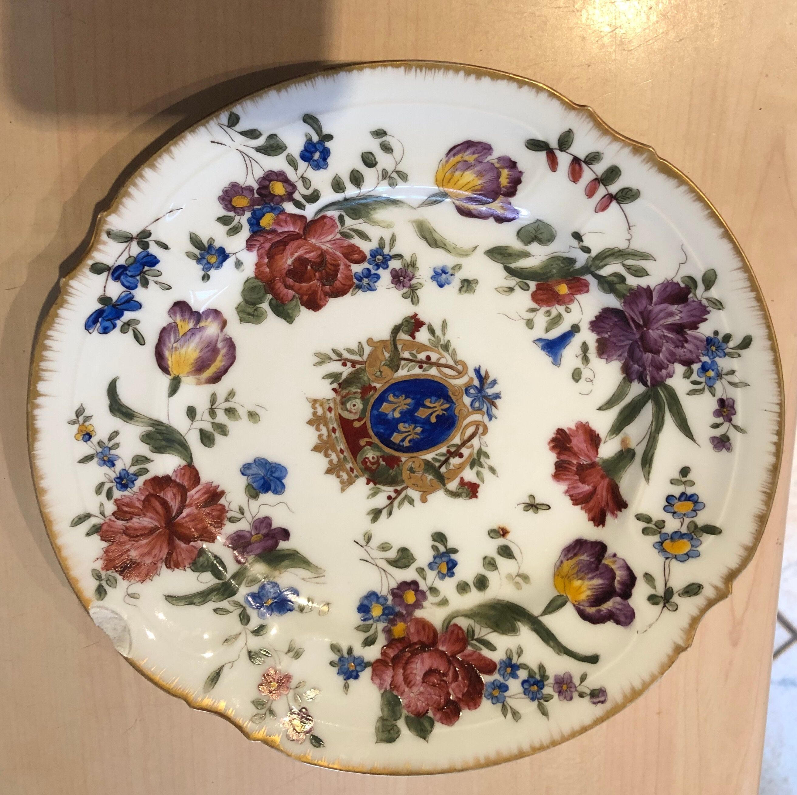 Set of six plates of Meissen