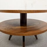 Round tripod coffee table from the 50s/60s