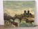 Seine and Notre Dame de Paris, knife painting.
