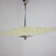 1960s Pendant Light Glass/Chrome, Czechoslovakia
