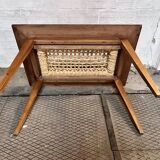 Audoux and Minet coffee table, 1950, vintage