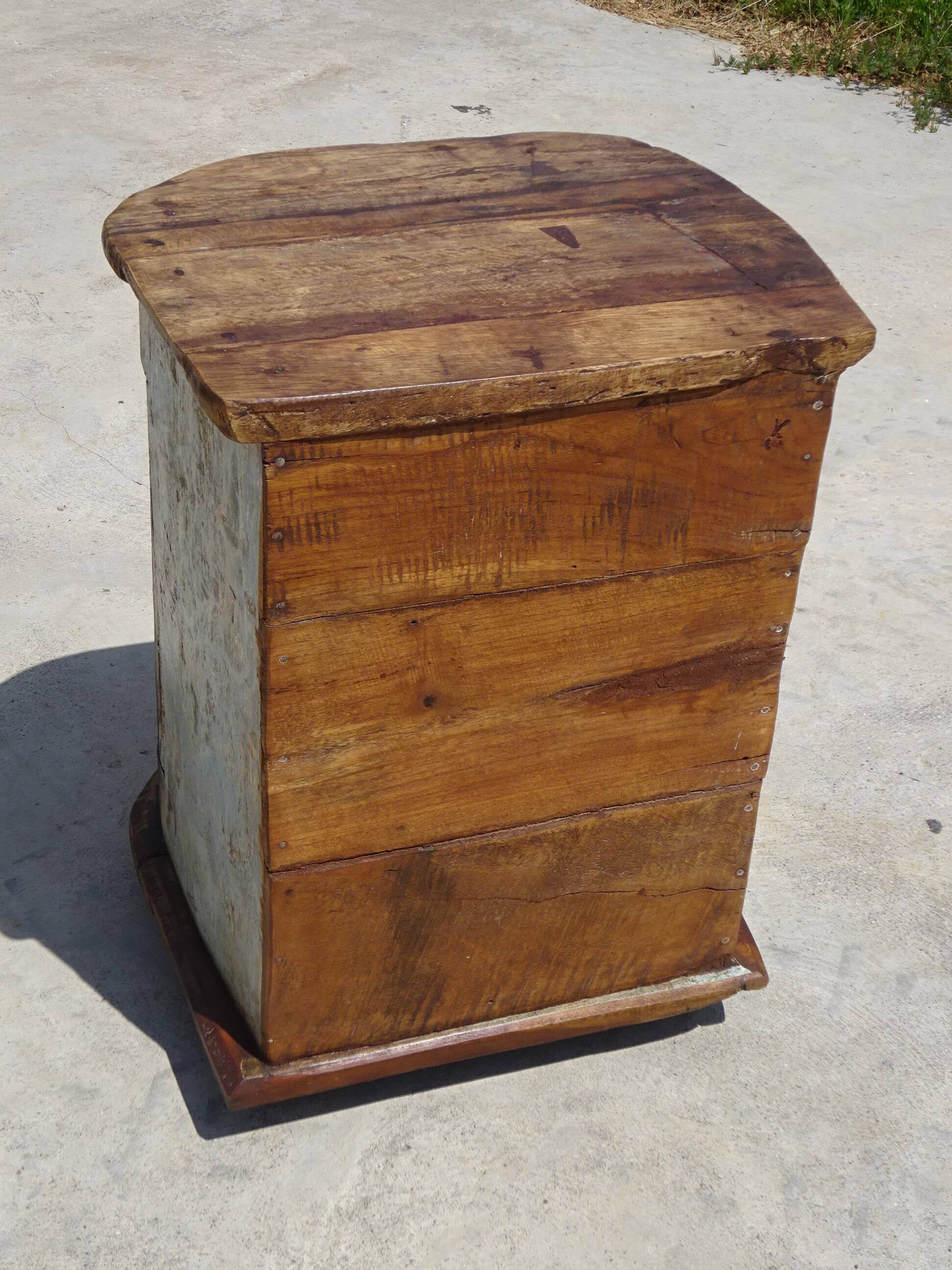 Small wooden canoe furniture, solid teak