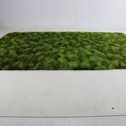 Beau tapis vert mélangé