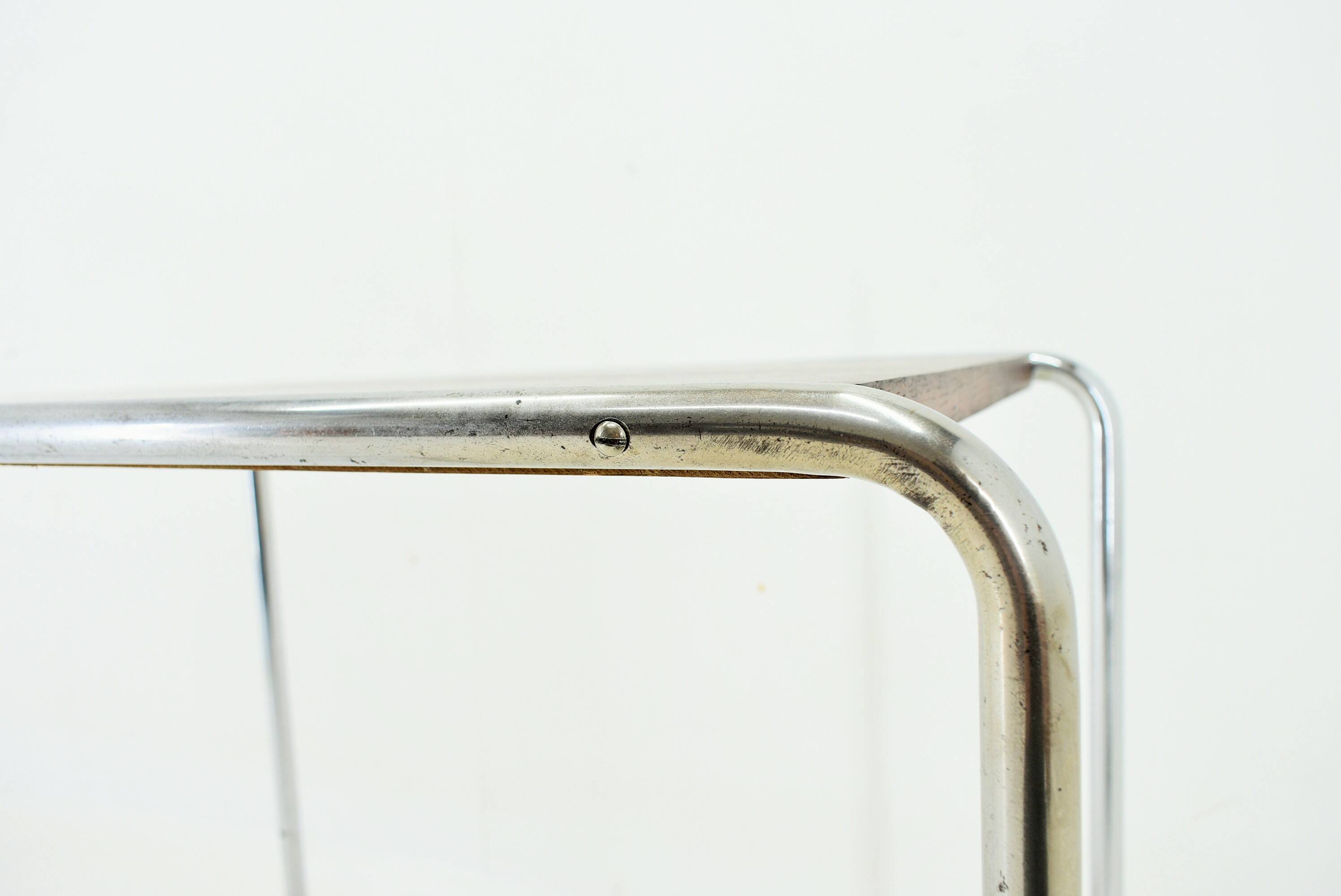 Table Bauhaus Chromée par Marcel Breuer pour Mucke Melder, 1930s