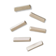 Set of 6 ivory ceramic knives