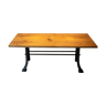 Industrial table oak