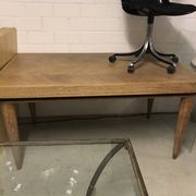 Table Extensible Art Déco en Chêne, France, 1980s