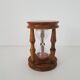 Vintage olive wood hourglass