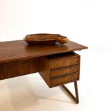 Vide poche, en bois massif et dense, artisanat suédois, années 30-50.