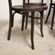 Set of 4 ton wooden dining chairs, 20th century, czechoslovak, 90 × 46 cm