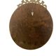 Miroir mural ovale baroque vintage à décor de noeud
