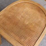 Bistro chair in curved wood (early 20th century).