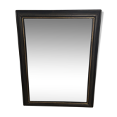 Former mirror black with gold edging 62x82cm