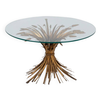 Hans Kogl style Ear of wheat coffee table. 1970s.