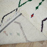 Handmade moroccan berber carpet 251 x 145 cm