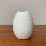 White porcelain vase by M. Frey for Kaiser, mid-century, 1960s.