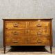 Louis XVI period chest of drawers in precious wood marquetry circa 1760
