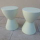 Pair of vintage prince AHA stools by Philippe Starck for Kartell 1996