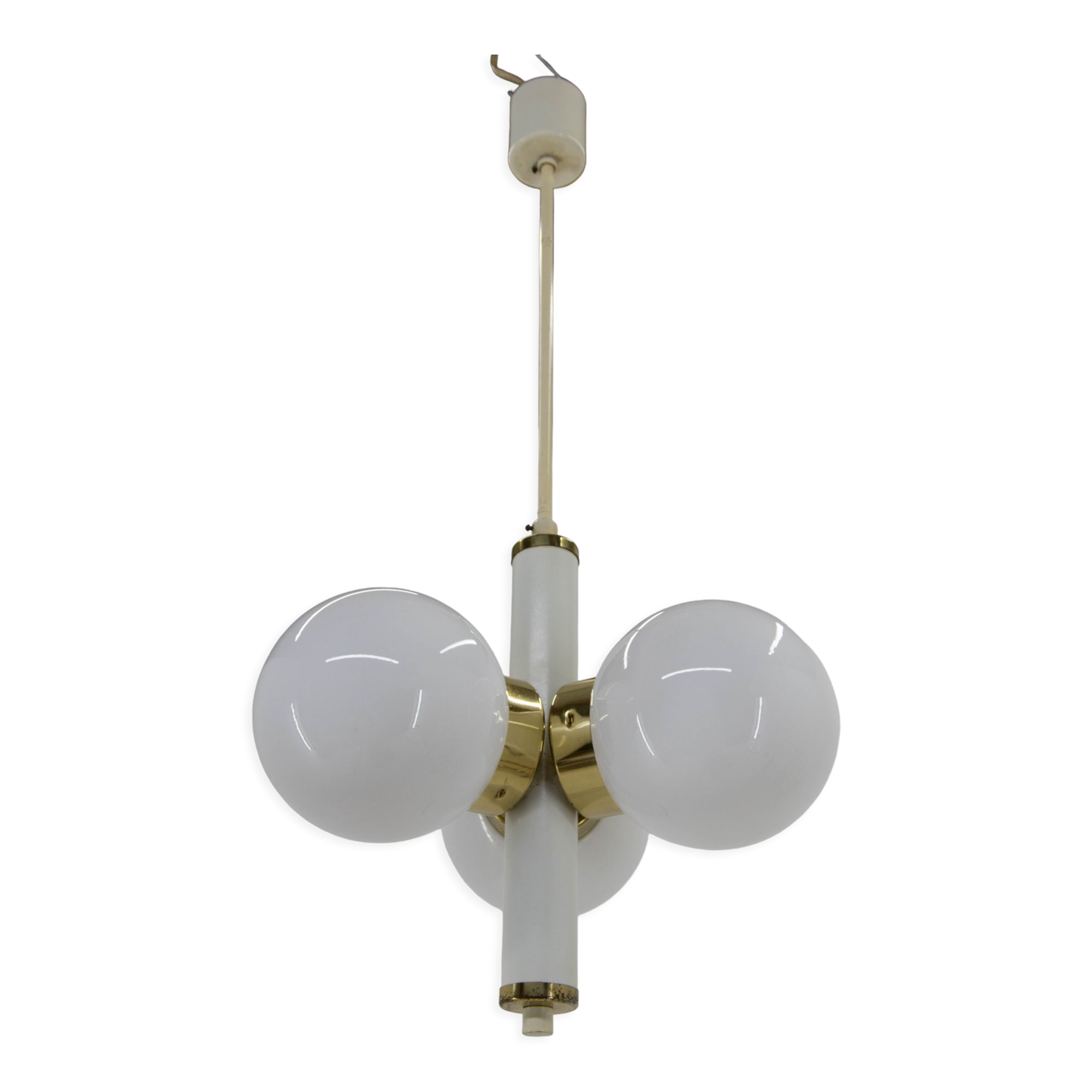 Space age chandelier sputnik by Elektroinstala decín, 1960s