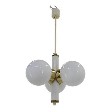Space age chandelier sputnik by Elektroinstala decín, 1960s