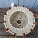 Wooden and rope suspension