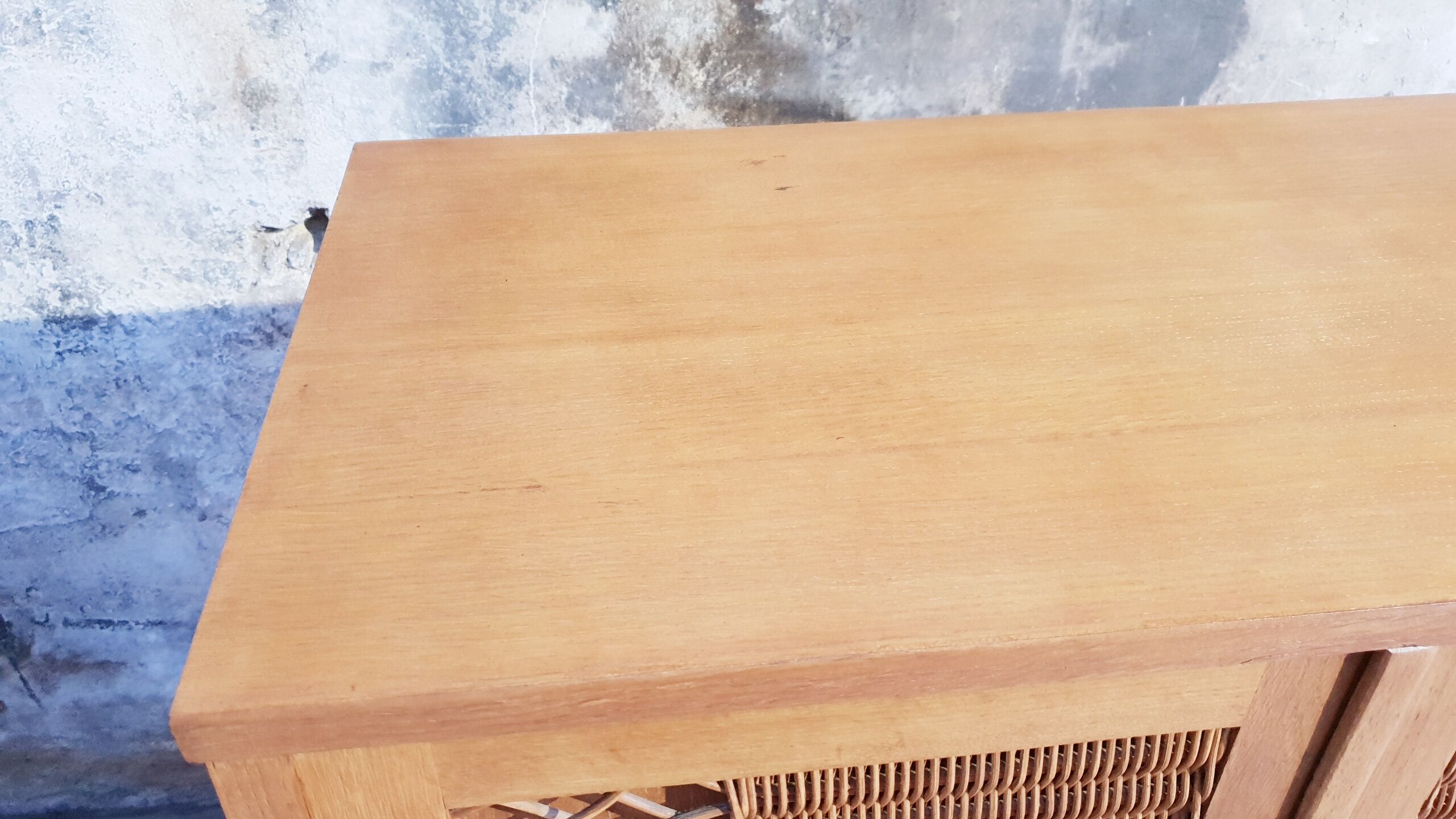 Rattan cabinet cabinet