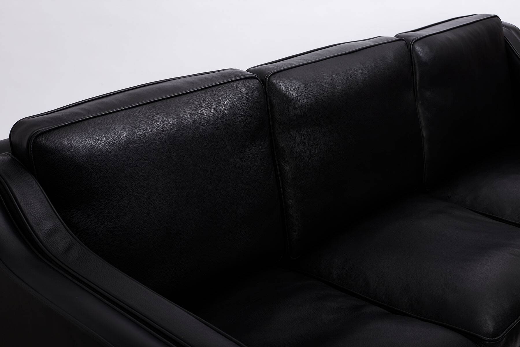 Leather Sofa produced by Hurup Møbelfabrik, Denmark 1970s.