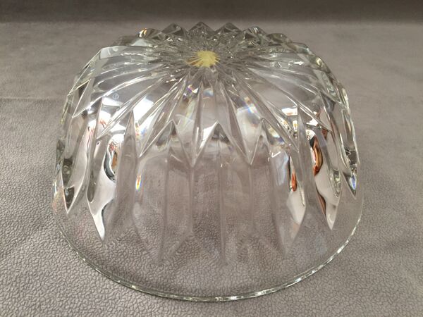 Coupe centre de table en cristal taille villeroy & boch