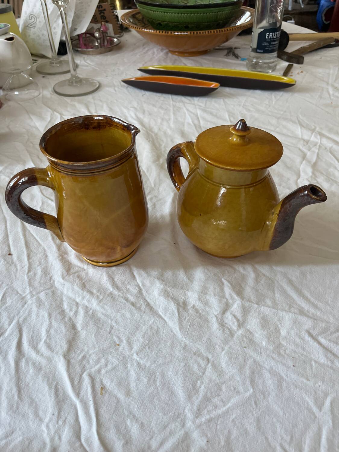 Ceramic teapot Aegita Vallauris