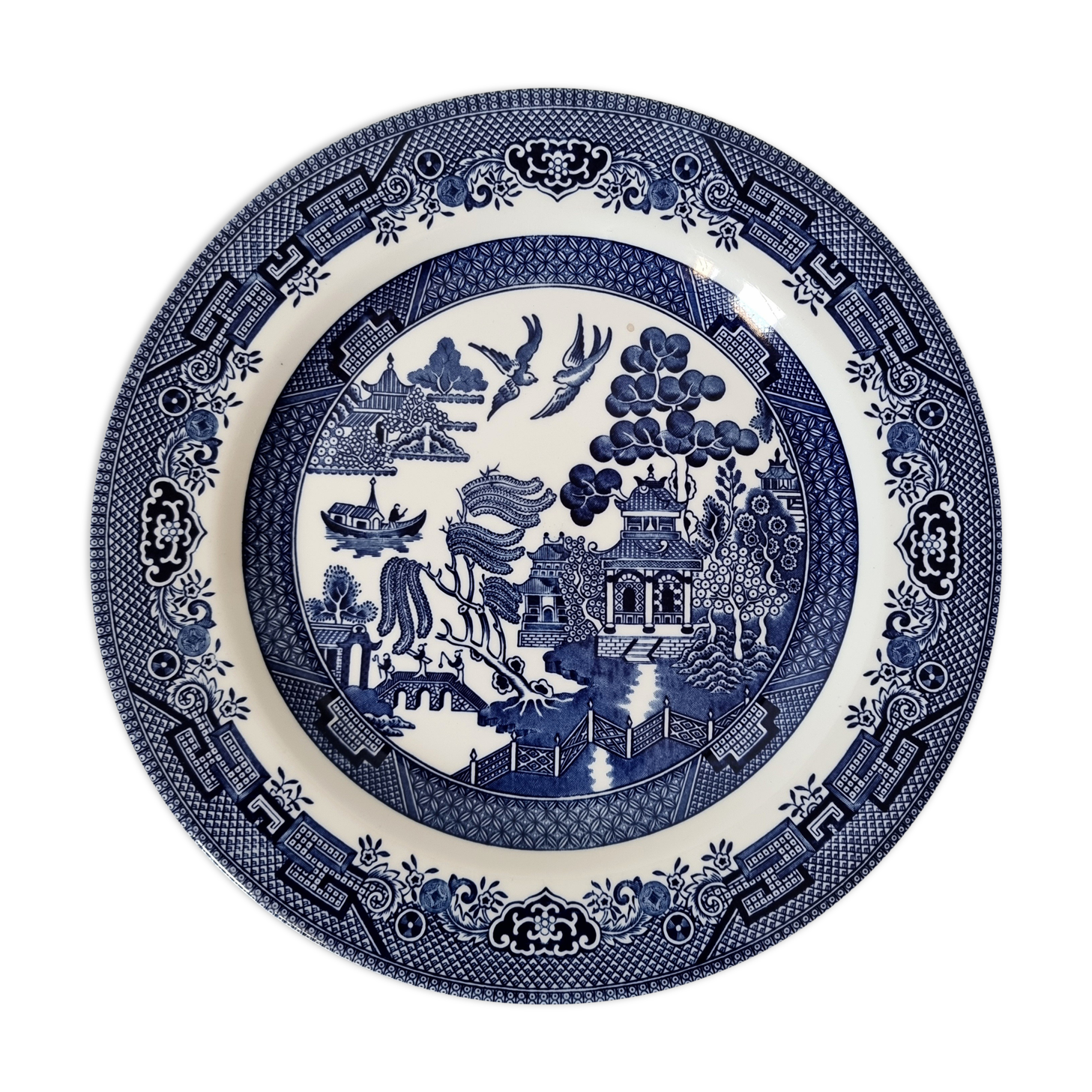 Churchill Blue English Plate