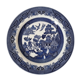 Assiette anglaise bleue Churchill