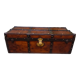 Old travel trunk, early twentieth century, restored