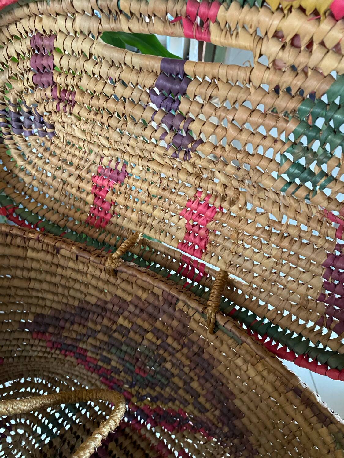 XXL bohemian basket.