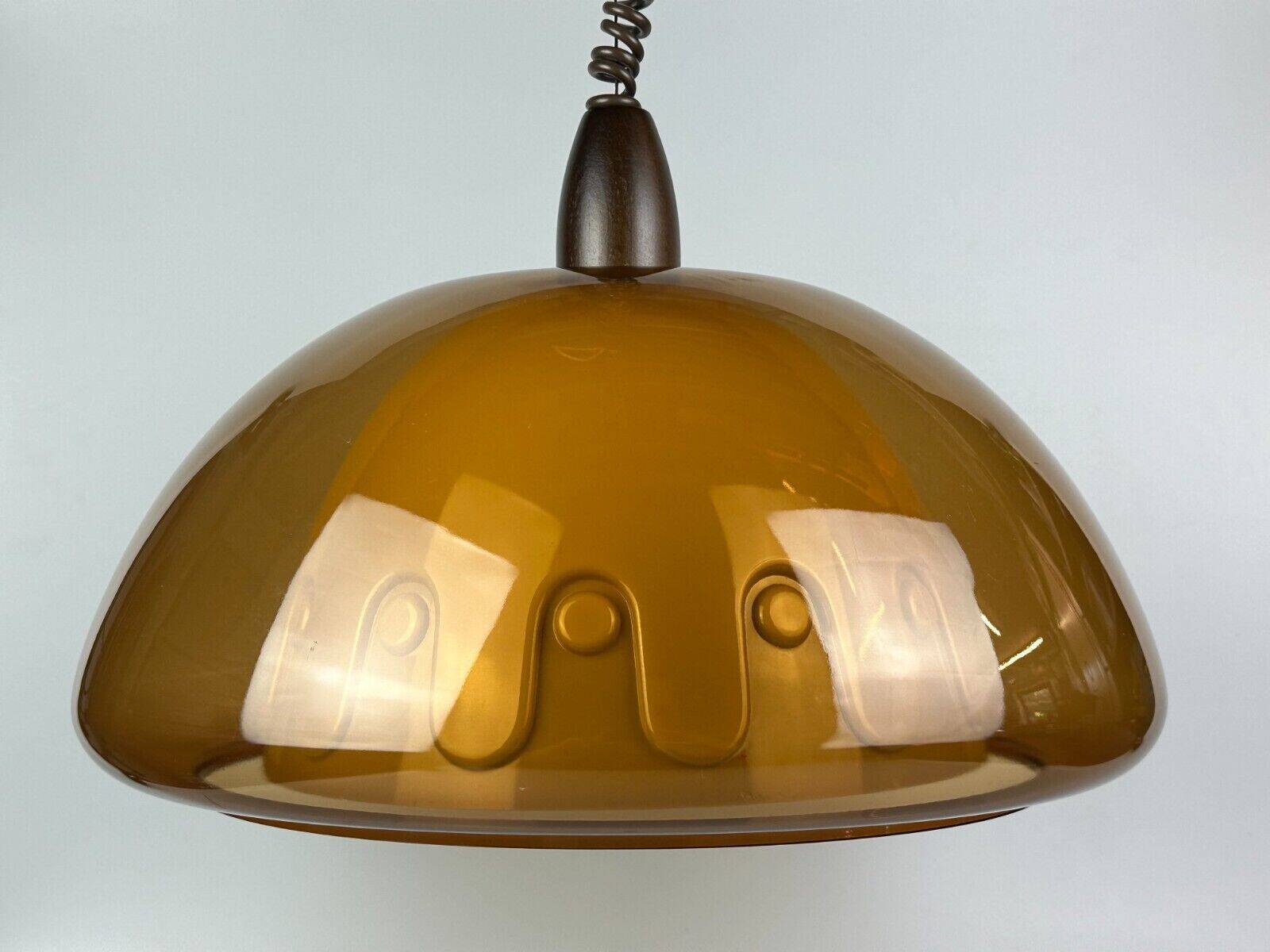 60s 70s ceiling lamp hanging lamp acrylic plastic metal space age design