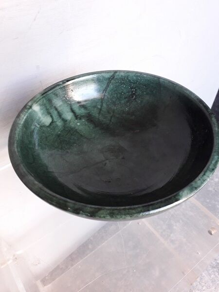 Marble cup center table basket 1970