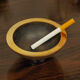 Jacques Lauterbach's bronze pestle ashtray, 1960s