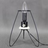 1960s Table Glass Lamp by Pokrok Zilina, Czechoslovakia