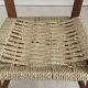 Chaise d'enfant vintage bois et corde