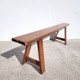 Old solid wood bench 167cm