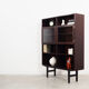 Bibliothèque en acajou, design danois, années 1970, fabriquée par Omann Jun