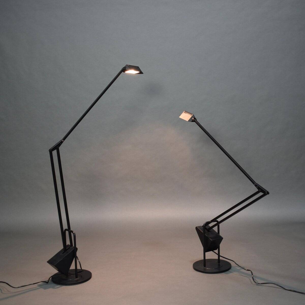 Lampes de table Flamant rose par Fridolin Naef pour Luxo, années 1980, ensemble de 2